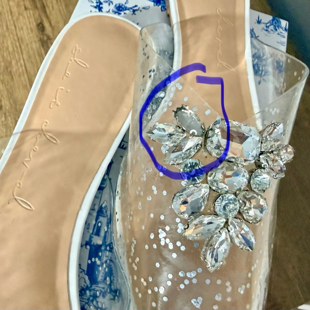 Barbie’s Sister’s Custom-Made Bejeweled Mules, 10, EUC - Picture 10 of 10